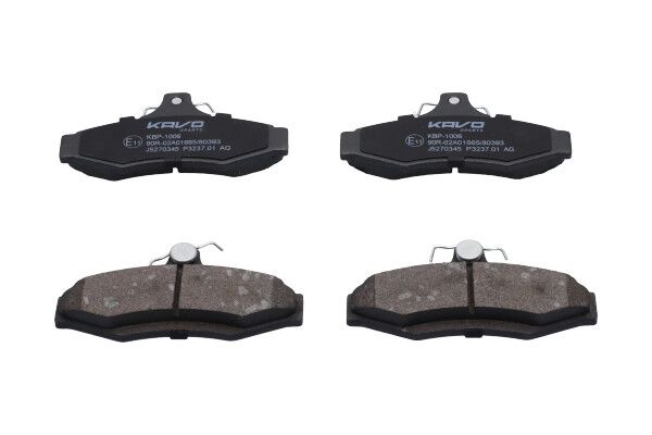 Гальмівні колодки дискові KAVO PARTS KBP1006 - zapix
