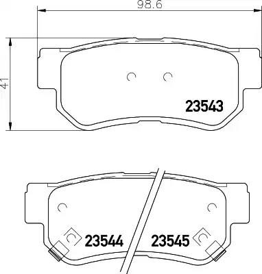 Гальмівні колодки дискові NISSHINBO NP6014 - zapix
