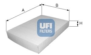 Фільтр салону UFI 5308400 - zapix