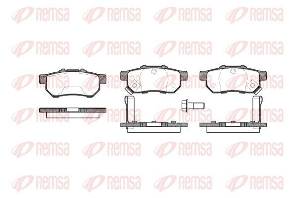 Гальмівні колодки дискові REMSA 023352 - zapix