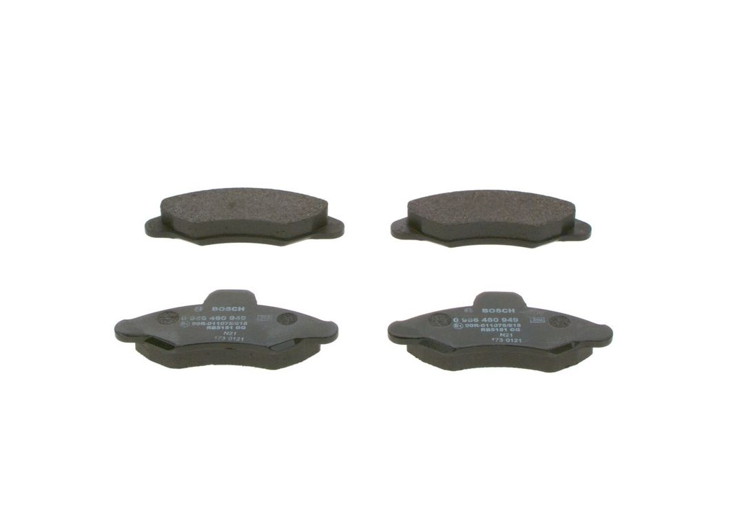Гальмівні колодки дискові BOSCH 0986460949 - zapix