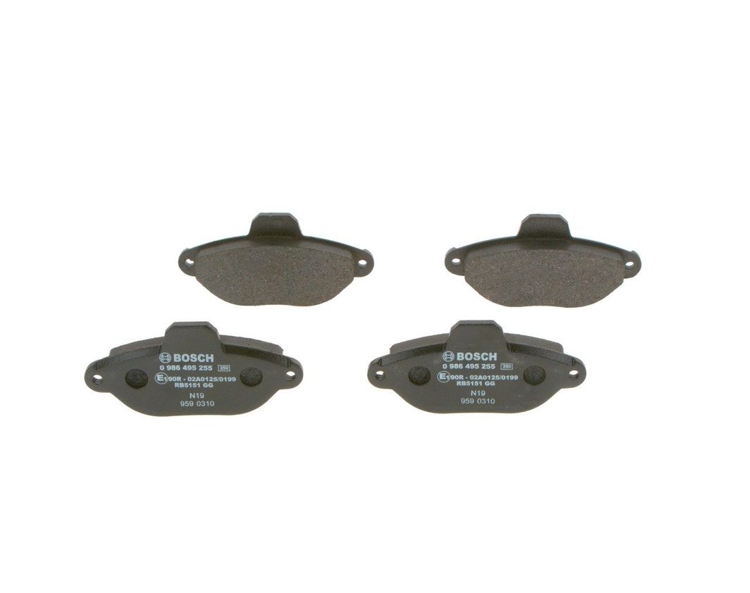 Гальмівні колодки дискові BOSCH 0986495255 - zapix