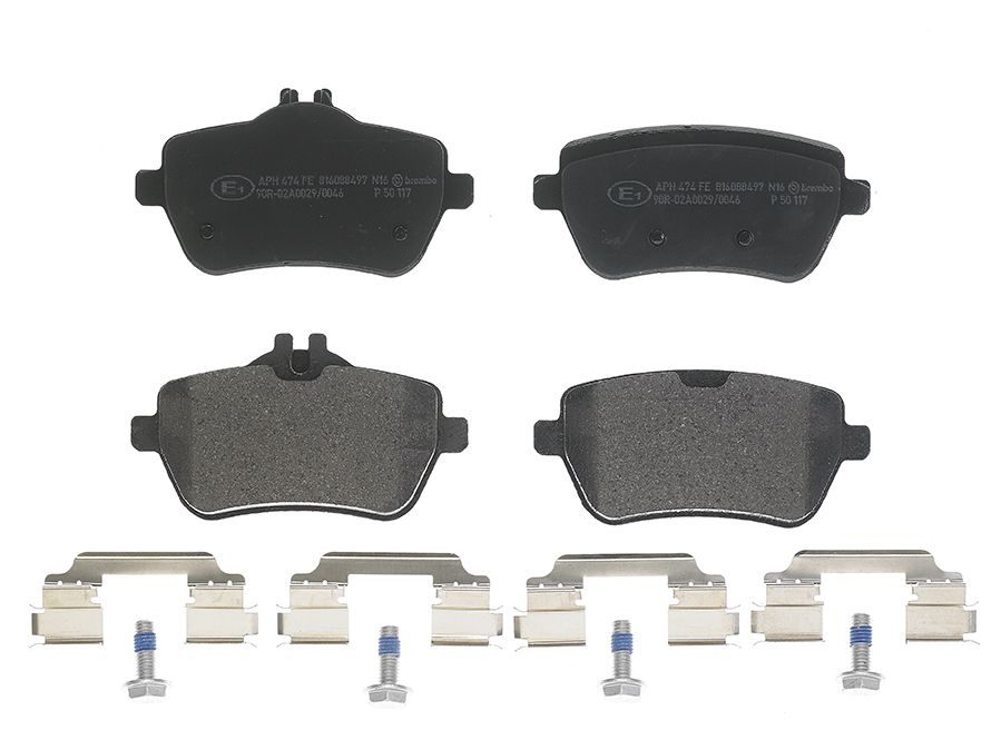 Гальмівні колодки дискові BREMBO P50117 - zapix