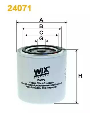 Гідравлічний фільтр WIX FILTERS 24071 - zapix