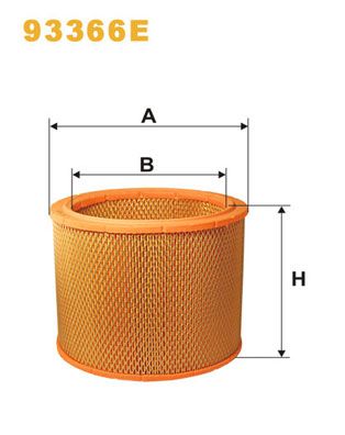 Повітряний фільтр WIX FILTERS 93366E - zapix