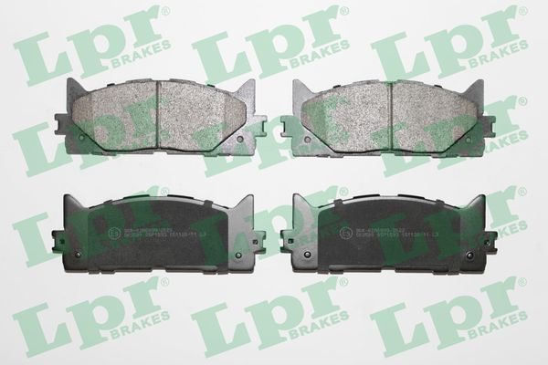 Гальмівні колодки дискові LPR 05P1593 - zapix
