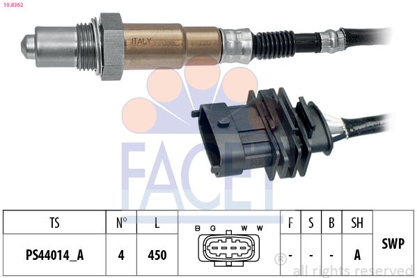 Кисневий датчик FACET 108362 - zapix