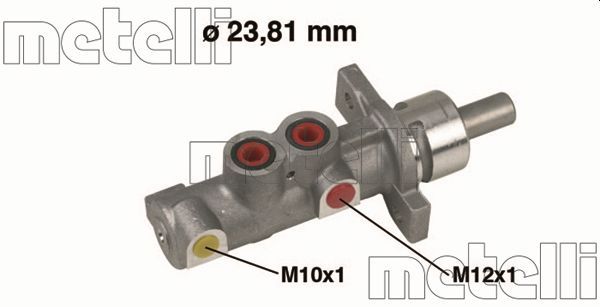 Головний гальмівний циліндр METELLI 050409 - zapix