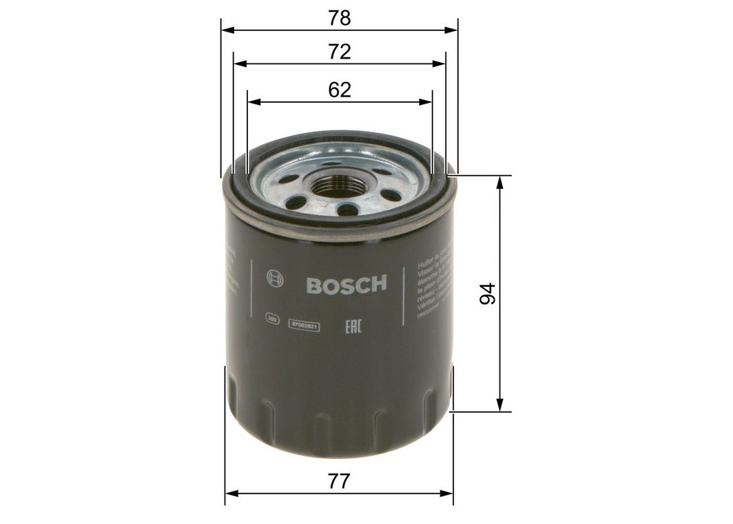 Оливний фільтр BOSCH F026407268 - zapix