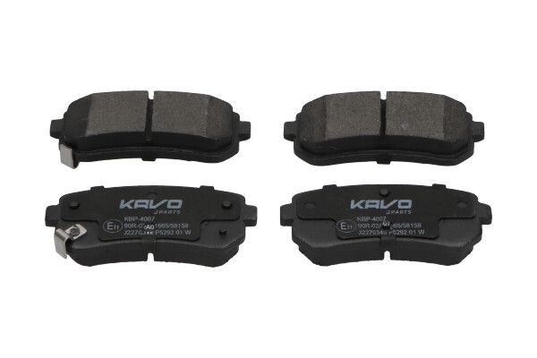 Гальмівні колодки дискові KAVO PARTS KBP4007 - zapix