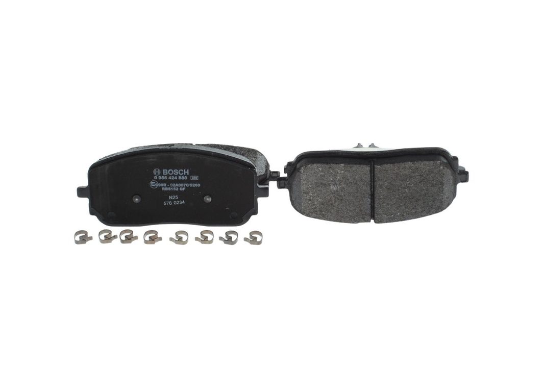 Гальмівні колодки дискові BOSCH 0986424888 - zapix