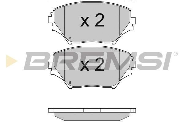 Гальмівні колодки дискові BREMSI BP2993 - zapix