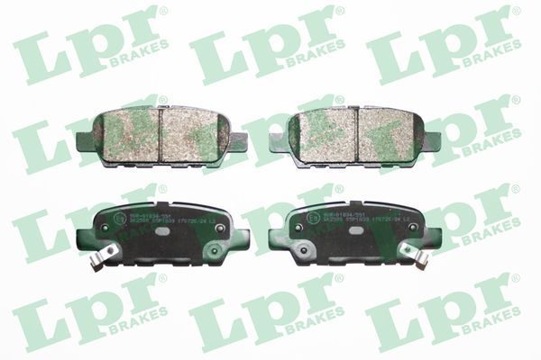 Гальмівні колодки дискові LPR 05P1839 - zapix