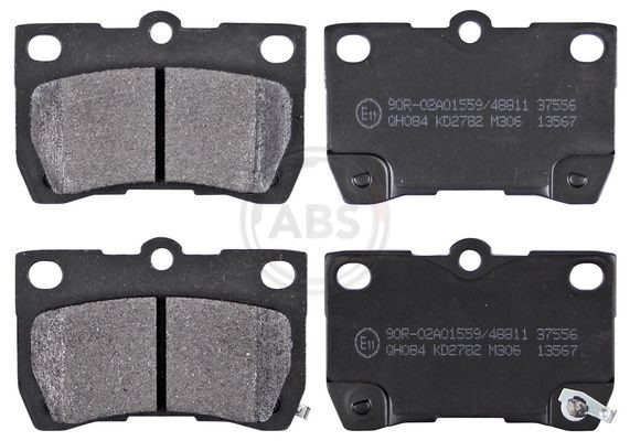 Гальмівні колодки дискові A.B.S. 37556 - zapix