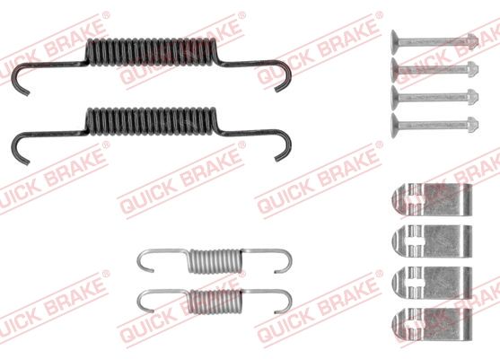 Монтажний комплект барабанних гальмівних колодок QUICK BRAKE 1050881 - zapix