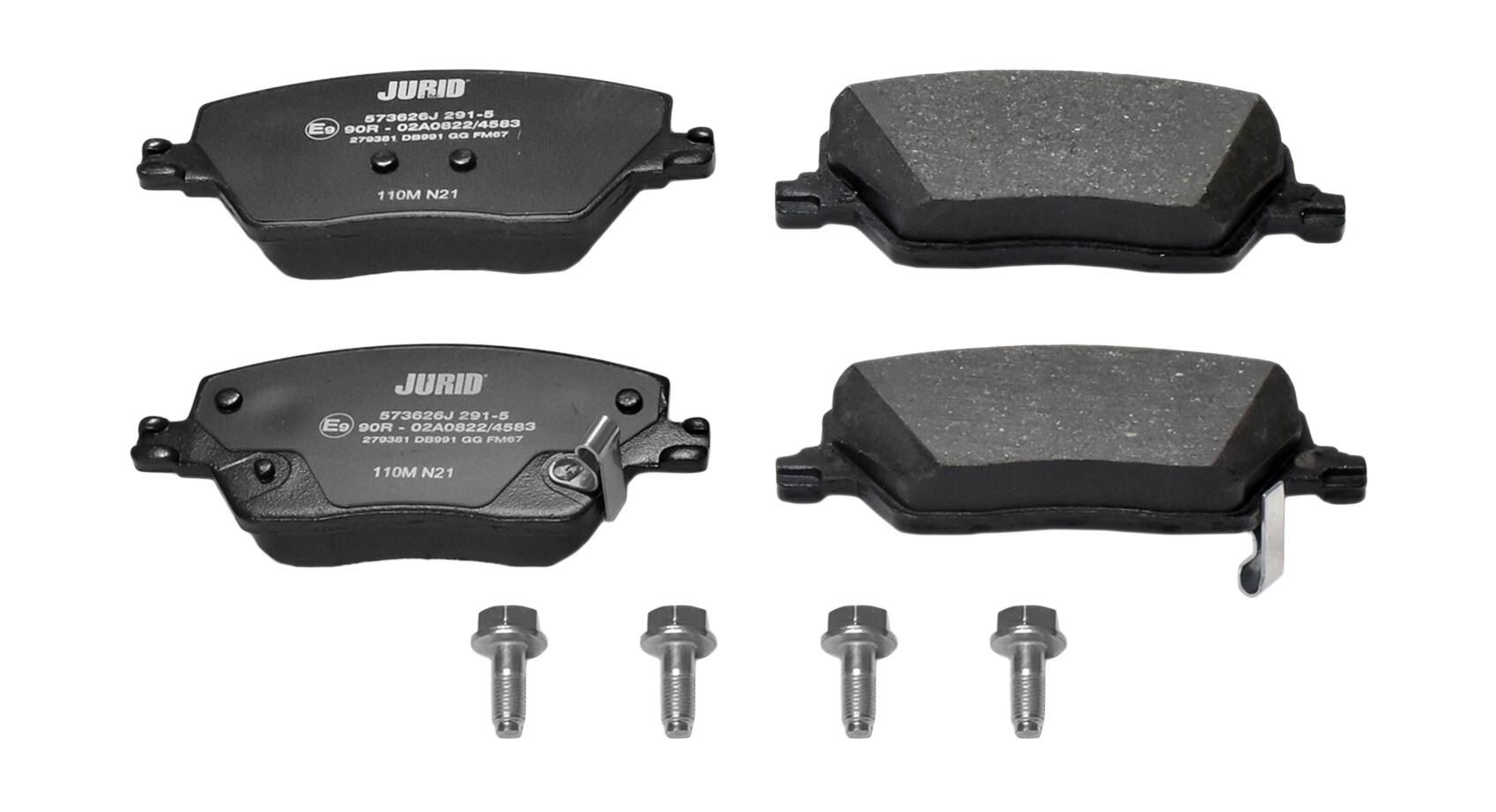 Гальмівні колодки дискові JURID 573626J - zapix