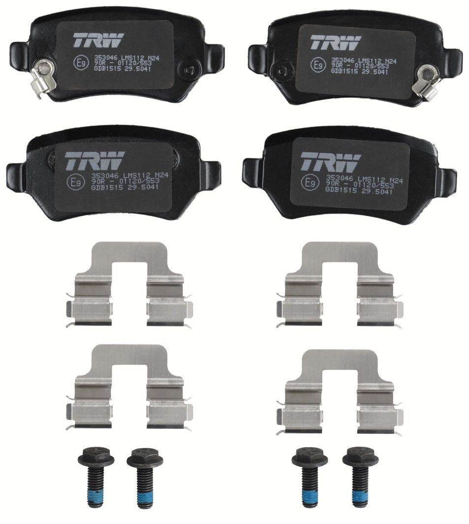 Гальмівні колодки дискові TRW GDB1515 - zapix