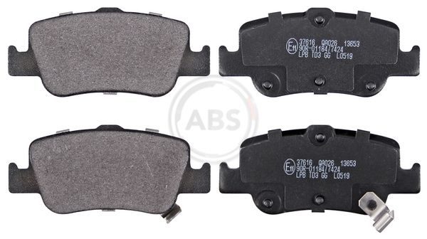 Гальмівні колодки дискові A.B.S. 37616 - zapix