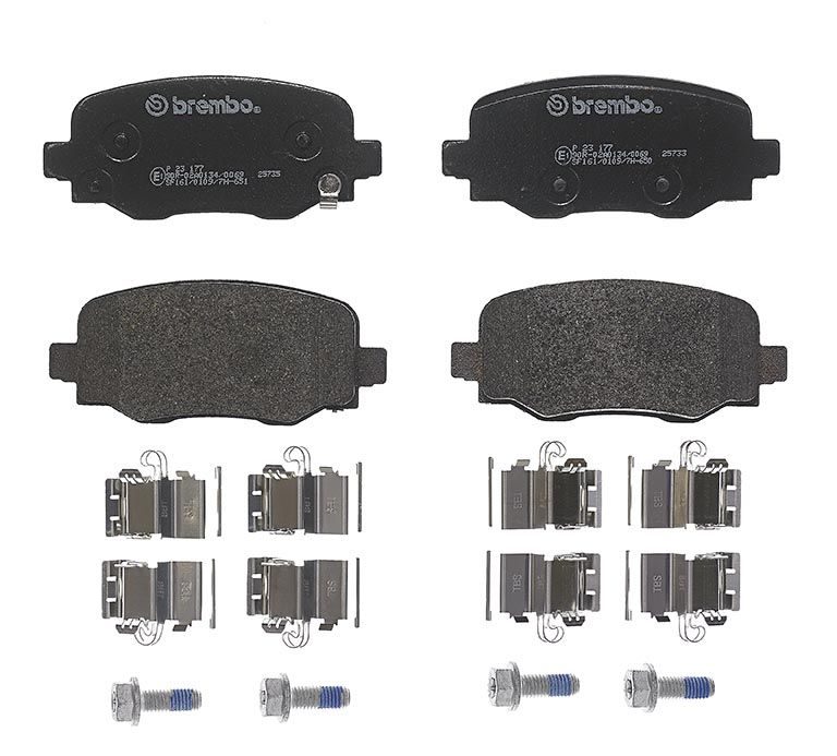 Гальмівні колодки дискові BREMBO P23177 - zapix