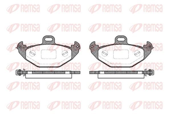 Гальмівні колодки дискові REMSA 068600 - zapix