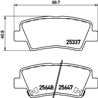 Гальмівні колодки дискові NISSHINBO NP6036 - zapix