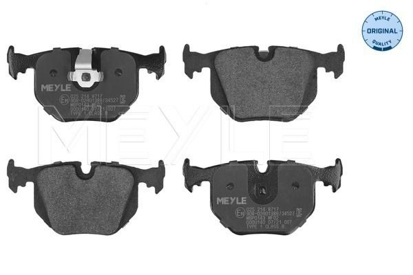Гальмівні колодки дискові MEYLE 0252148717 - zapix