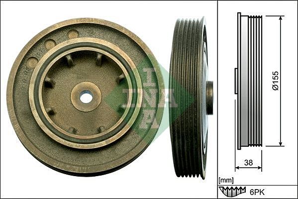 Шків колінвалу SCHAEFFLER INA 544010110 - zapix