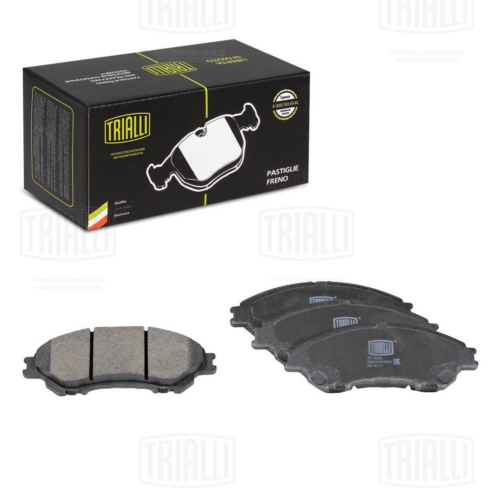 Гальмівні колодки дискові TRIALLI PF4335 - zapix