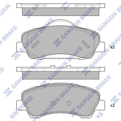 Гальмівні колодки дискові HI-Q SP4208
