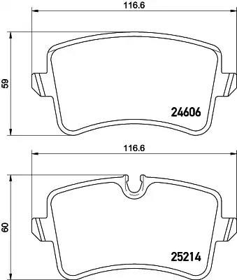 Гальмівні колодки дискові HELLA PAGID 8DB355016061 - zapix