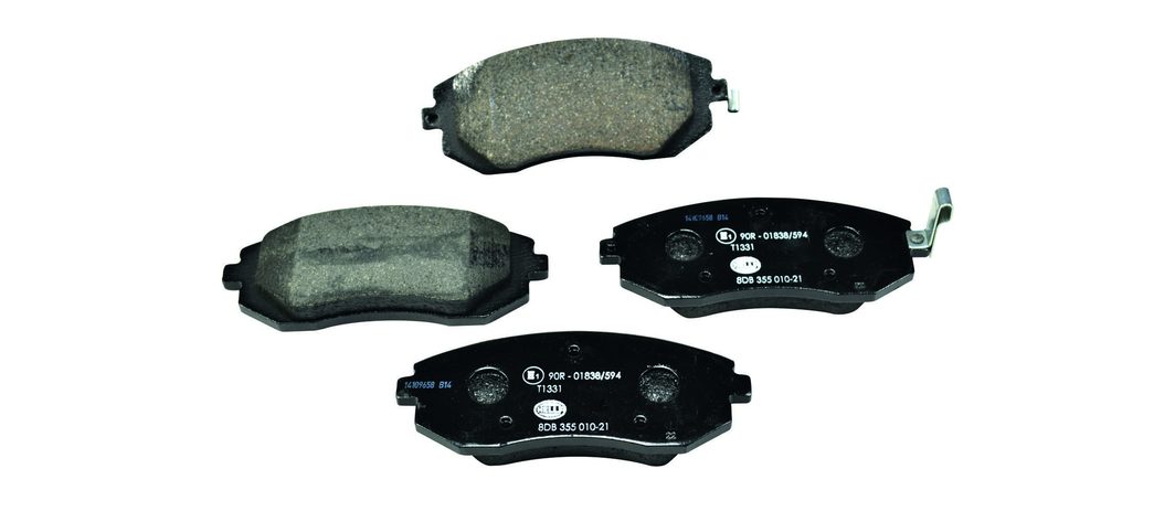 Гальмівні колодки дискові HELLA 8DB355010211 - zapix
