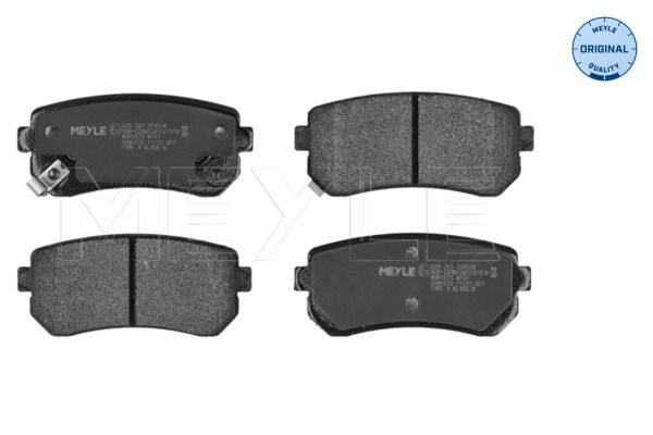 Гальмівні колодки дискові MEYLE 0252432015W - zapix
