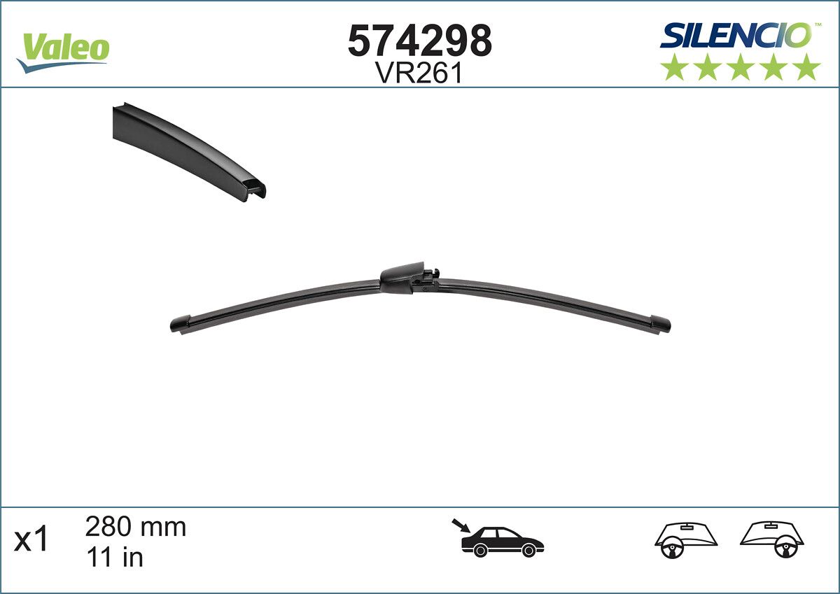Щетка стеклоочистителя VALEO 574298