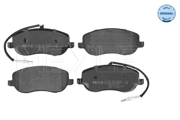 Гальмівні колодки дискові MEYLE 0252026119W - zapix