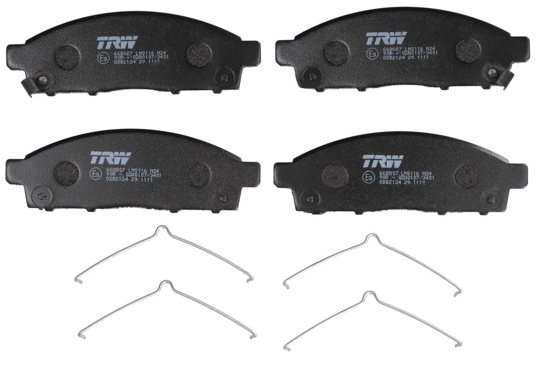 Гальмівні колодки дискові TRW GDB2124 - zapix