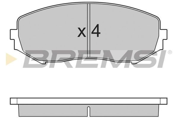 Гальмівні колодки дискові BREMSI BP3244