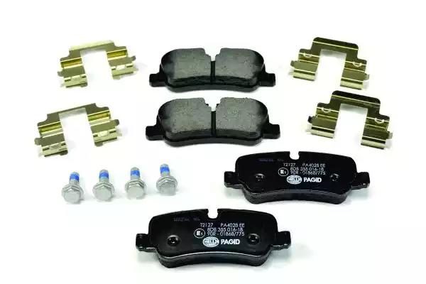 Гальмівні колодки дискові HELLA PAGID 8DB355016181 - zapix