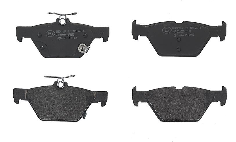 Гальмівні колодки дискові BREMBO P78026 - zapix