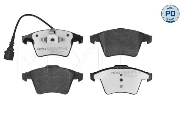 Гальмівні колодки дискові MEYLE 0252374618PD - zapix