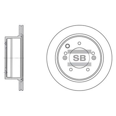 Гальмівний диск HI-Q SD2013 - zapix