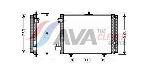Радіатор кондиціонера AVA QUALITY COOLING PEA5295D - zapix