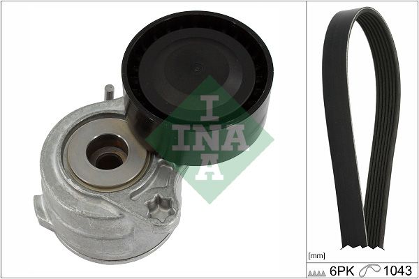 Комплект поліклинових ременів SCHAEFFLER INA 529041910 - zapix
