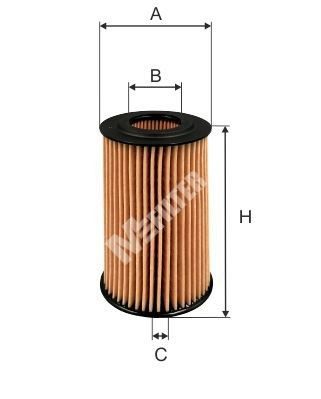 Оливний фільтр MFILTER TE4071 - zapix