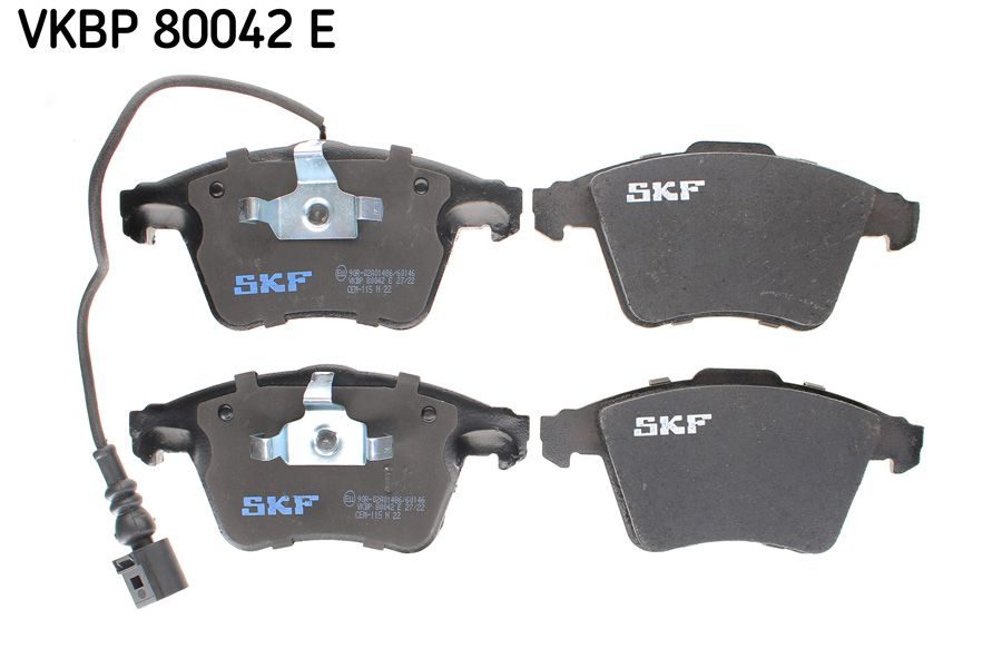 Гальмівні колодки дискові SKF VKBP80042E - zapix