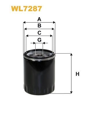 Оливний фільтр WIX FILTERS WL7287