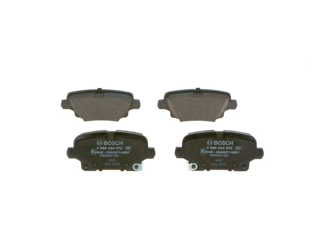 Гальмівні колодки дискові BOSCH 0986424872 - zapix