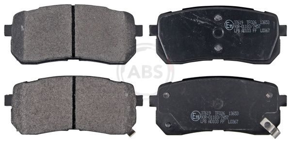Гальмівні колодки дискові A.B.S. 37619 - zapix