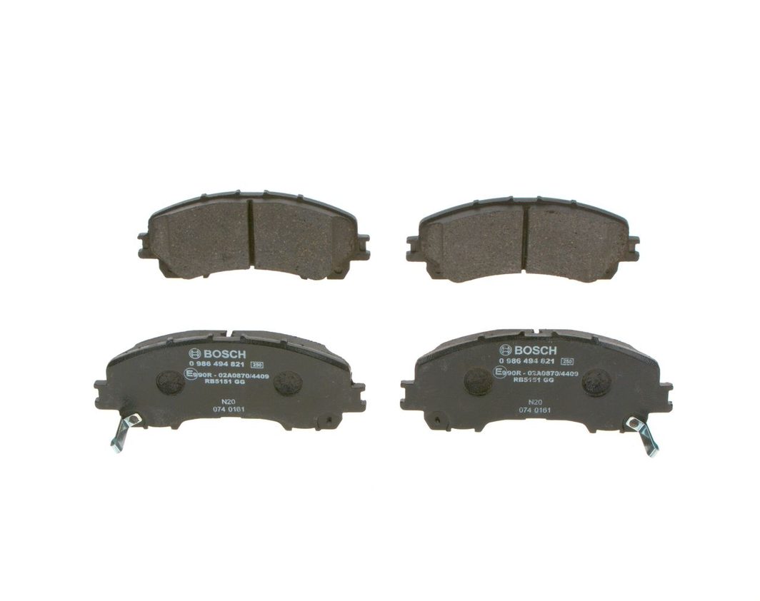 Гальмівні колодки дискові BOSCH 0986494821 - zapix