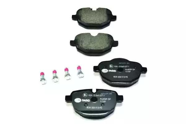 Гальмівні колодки дискові HELLA PAGID 8DB355013921 - zapix