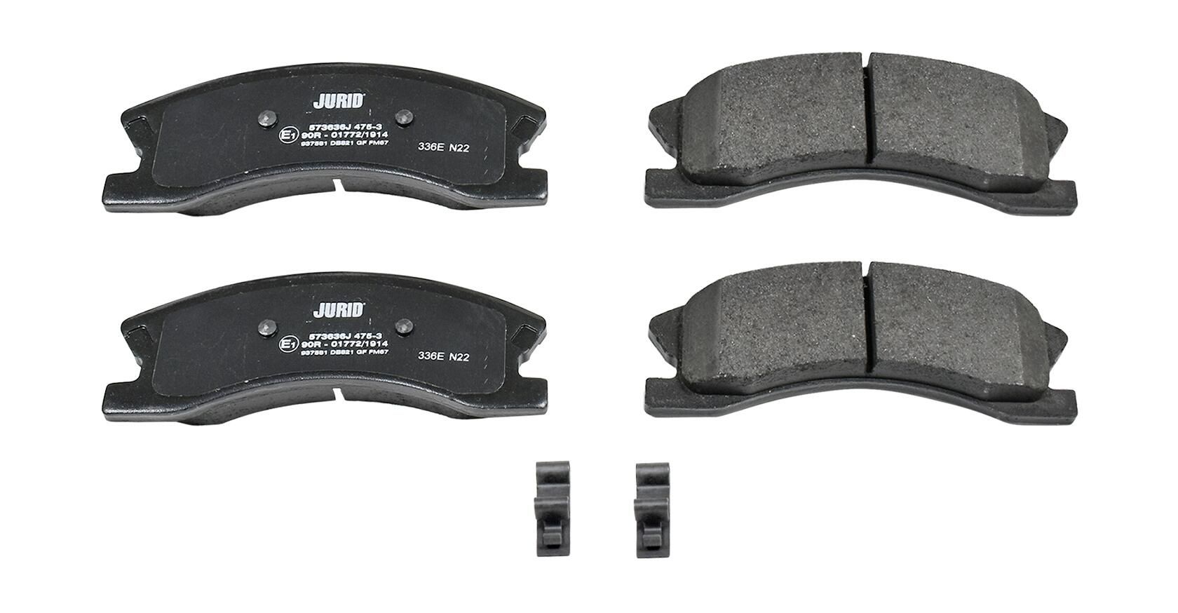Гальмівні колодки дискові JURID 573636J - zapix